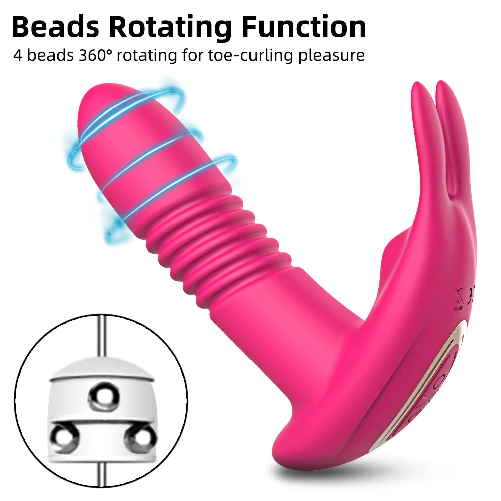 Penetration Vagina Vibrator Female Clitoris Stimulator Dildo Vibrator Sex Toy Wearable Panties