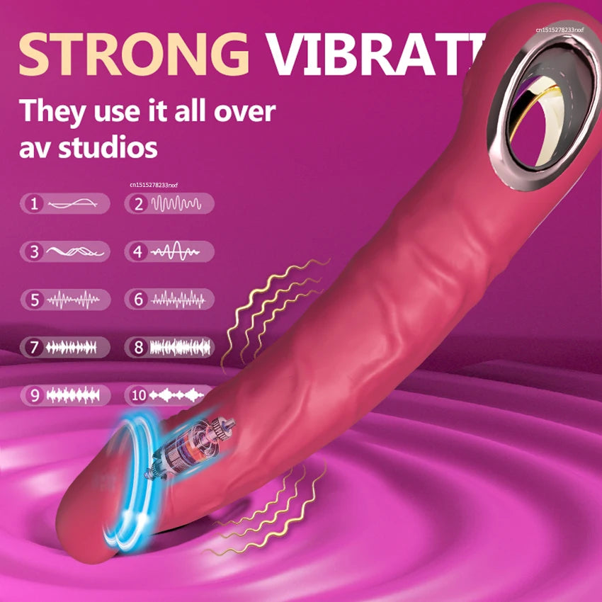 Powerful Vibrator Realistic Dildo Sex Toys For Women Big Penis Lesbian G Spot Vagina Clitoris Stimulator