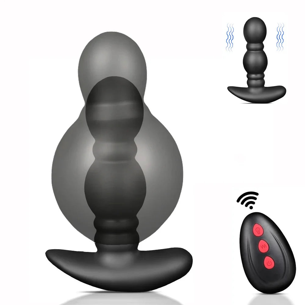Automatic Large Inflatable Anal Butt Plug Dildo